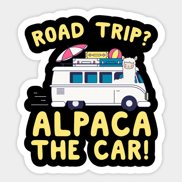 road trip Sticker by CurlyDesigns